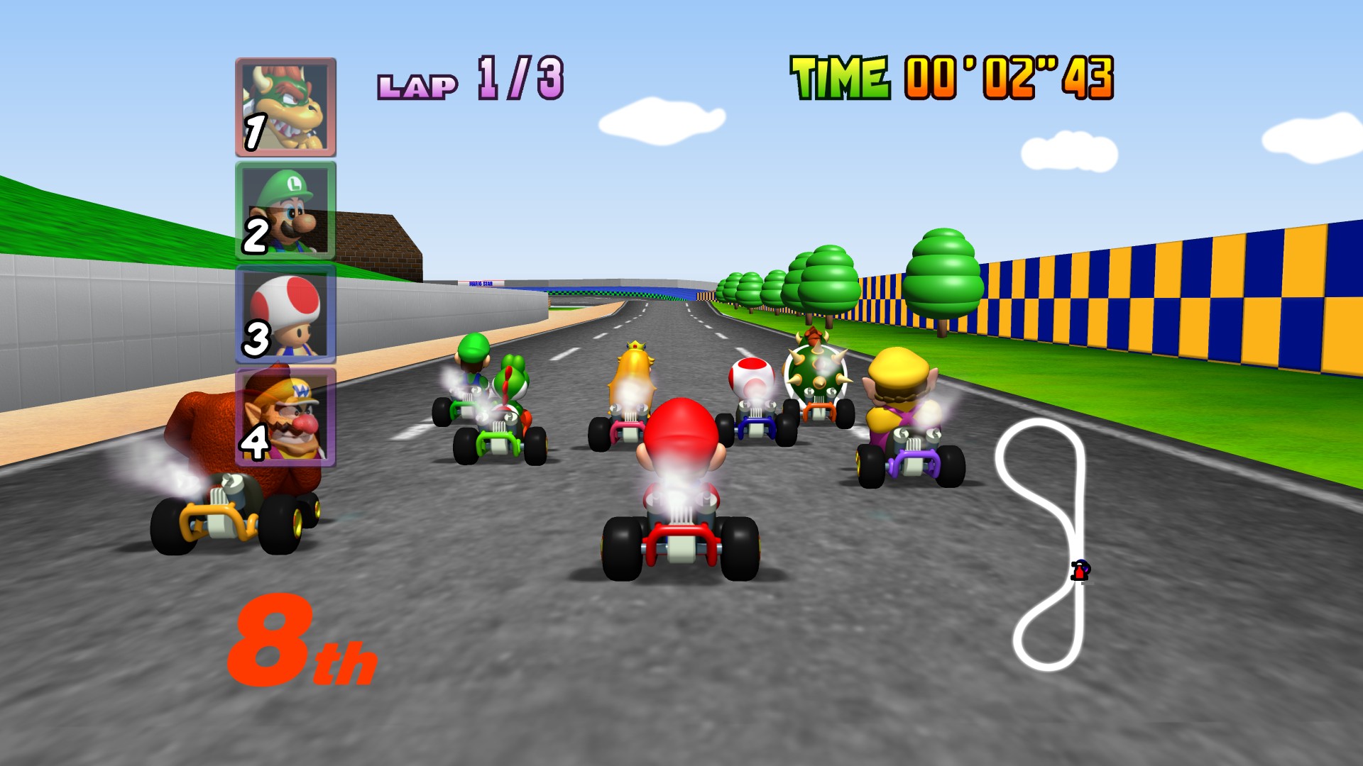 Jogue Mario Kart (Nintendo 64) gratuitamente sem downloads