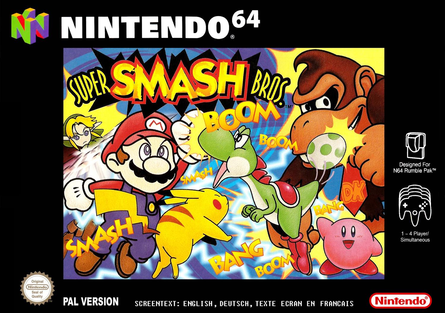 super smash bros n64 rom