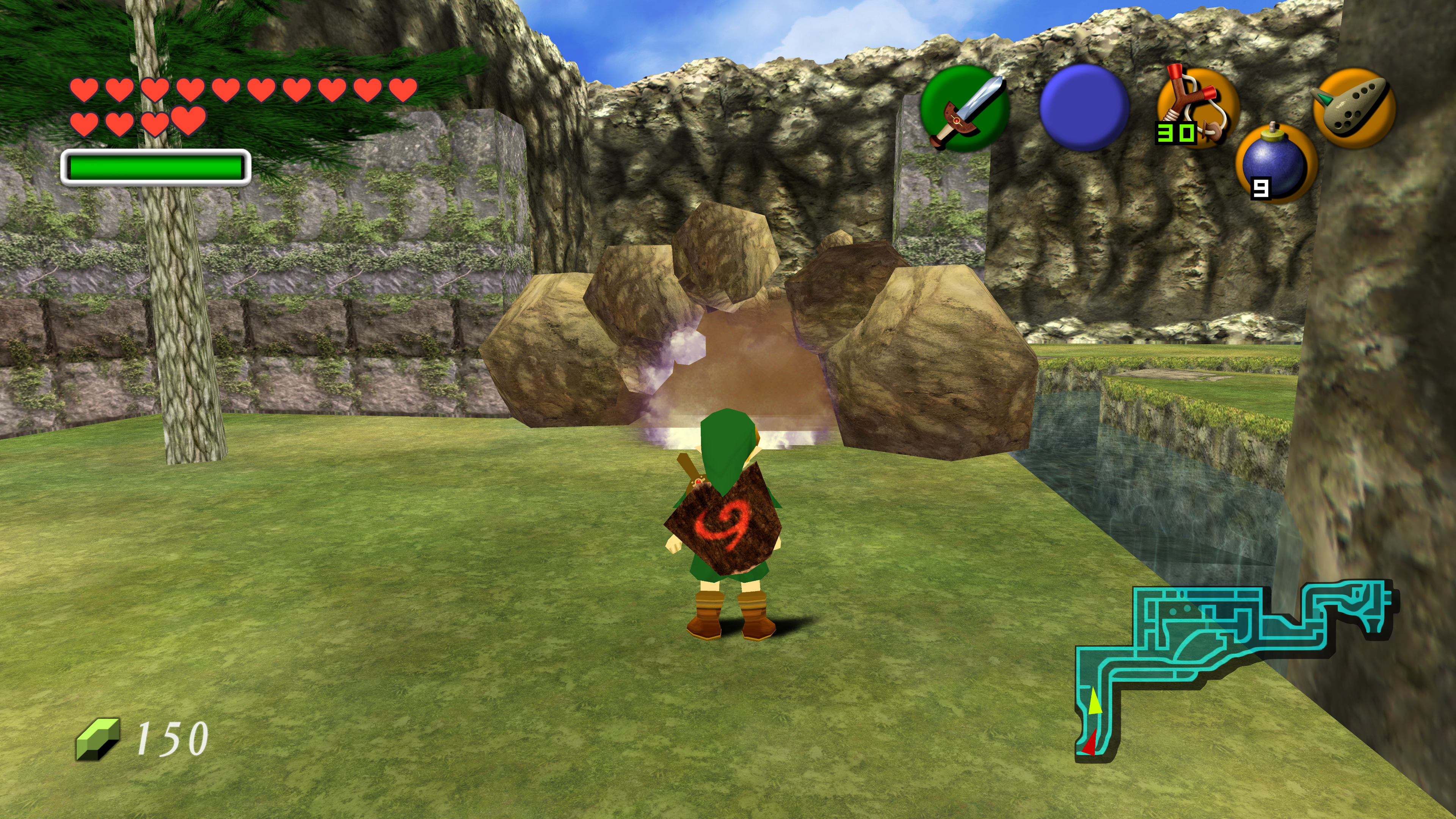 GitHub - blutinoviscovistes/OoT-PrerenderedWidescreen: Ocarina of Time  Pre-rendered Widescreen Background Texture Pack for GLideN64