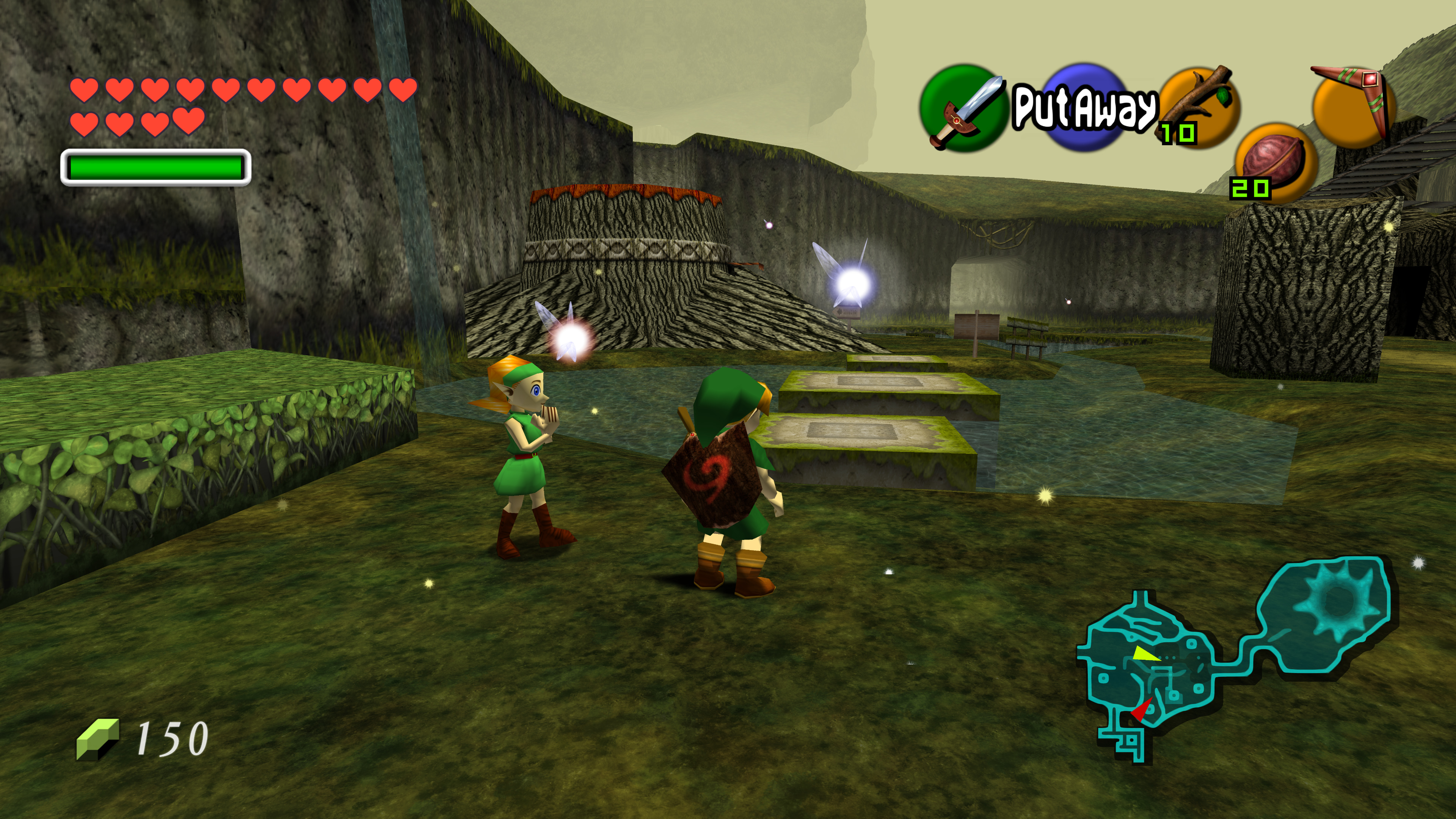 Ocarina of Time or Ocarina of Time Master Quest 64 Bit Game