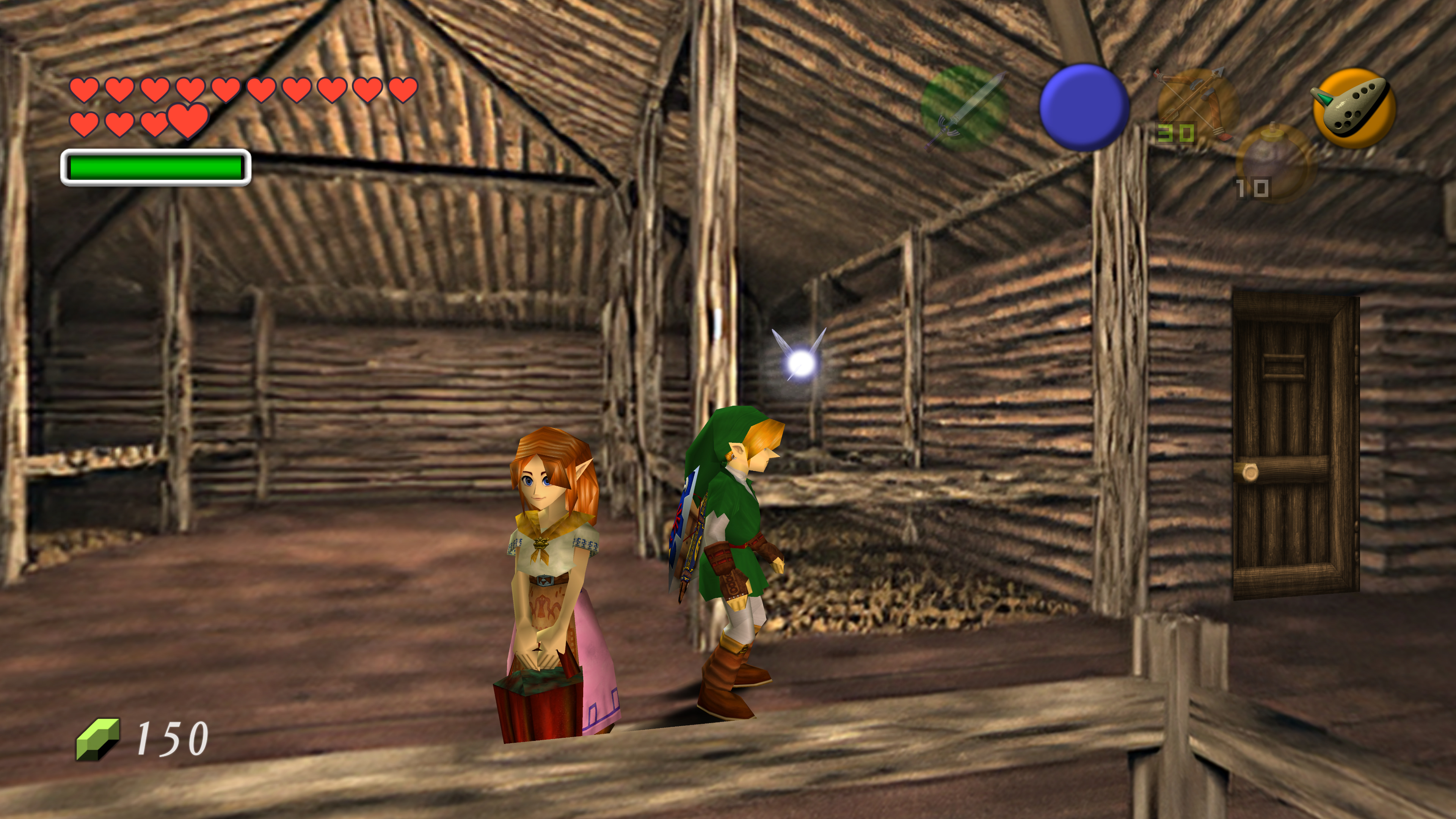 Comparing the Nintendo Switch Online (NSO) N64 version of The Legend of Zelda  Ocarina of Time with the OoT Reloaded 4K texture pack…